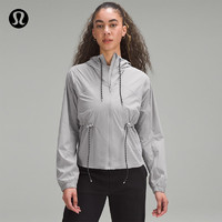 lululemon丨Drawstring 女士连帽夹克 LW4BXJS 杂色银 8