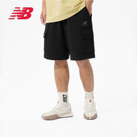 NEW BALANCENB官方23新款男款夏季运动休闲舒适短裤 BK AMS32367 L