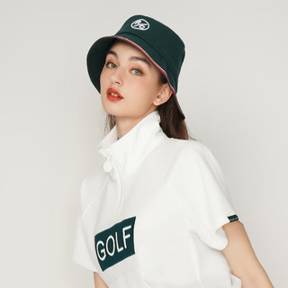 RYDER CUP莱德杯高尔夫球帽女23夏季全新时尚运动遮阳复古渔夫帽女 墨绿色 均码