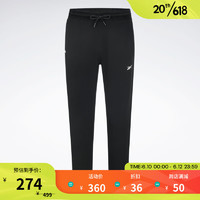 Reebok锐步官方2023夏季男复古百搭运动休闲针织长裤23RMS603M 23RMS603M001 A/2XL