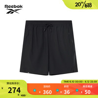Reebok 锐步 官方2023夏季男子经典时尚运动休闲梭织短裤23RMS607M 23RMS607M001 A/M
