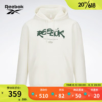 Reebok锐步官方2023夏季男女复古百搭运动印花连帽卫衣23RMS303U 23RMS303UGW1 A/L