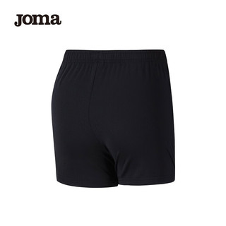 Joma 荷马 运动短裤女夏季凉爽舒气跑步健身速干裤 新款排球裤 运动服饰 黑色 S