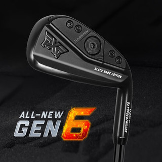 PXG高尔夫球杆男士铁杆组GEN6 0311P系列远距离23新款golf黑鹰限定款 0311 P 碳包钢杆身R硬度