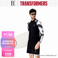 范德安(BALNEAIRE)BE范德安变形金刚联名系列休闲冲浪男泳衣泳裤套装花臂 泳衣 XXXXL