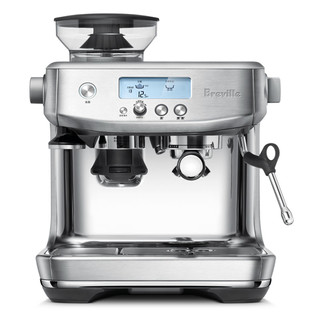 铂富Breville BES878半自动意式蒸汽澳洲咖啡机家用磨豆打奶泡