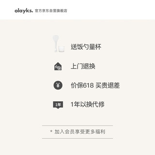 olayks 欧莱克 电压力锅 家用多功能高压快煮智能预约小压力锅 3L适用3-4人用