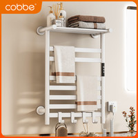 卡贝电热毛巾架碳纤维加热智能烘干家用卫生间浴巾架支持小爱米家