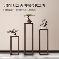 高端客厅花架植物摆放架花架子客厅落地式阳台花盆置物架中式实木