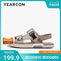YEARCON 意尔康 沙滩鞋男2023夏季新款软底凉拖鞋两用男士透气户外休闲凉鞋
