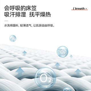 名创优品（MINISO）床笠单件床罩夏季席梦思床垫保护罩防尘床单床套罩单床笠 孔雀绿 180x200cm-亲肤水洗棉