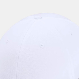 安德玛（Under Armour）高尔夫球帽男23新品时尚经典golf运动遮阳帽 白色 M/L