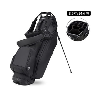 VESSEL高尔夫球包23新品便携式防水耐用时尚多功能高尔夫支架包 黑色