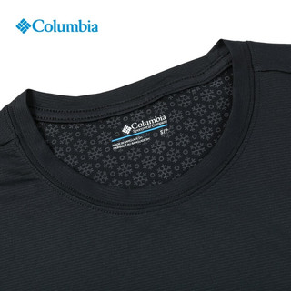哥伦比亚 户外男子速干降温运动舒适短袖T恤AE2339 011 S(170/92A)