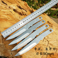 飞镖飞刀户外防身入门款小李飞刀易操控直飞旋飞手里剑唐门暗器厚 白色战神四只(+套)