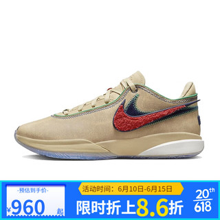 NIKE耐克男鞋篮球鞋LEBRON XX EP运动训练篮球鞋DV9089-200 DV9089-200 39