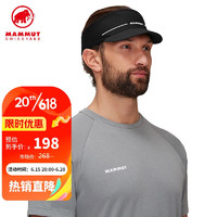 MAMMUT 猛犸象 Aenergy男女弹性透气速干遮阳帽1191-01650黑色L-XL