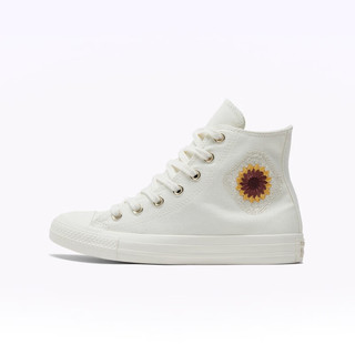 匡威（Converse）CONVERSE匡威官方 All Star春夏女向日葵刺绣高帮帆布鞋A03514C A03514C 39.5