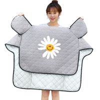 迪路仕（DEROACE）电动摩托车挡风被夏季防晒遮阳罩小电瓶自行电车夏天薄款挡风罩 熊鸡鸭蓝色