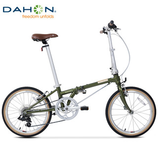 20英寸铬钼钢7变速折叠自行车成人男女式学生复古单车D7