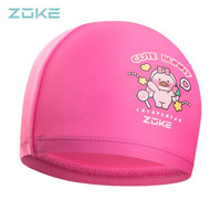 洲克 ZOKE 游泳帽儿童针织舒适不嘞头女童通用卡通动漫透气布料621504327-1
