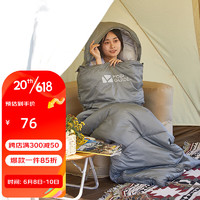 牧高笛 單人睡袋 戶外露營可拼接 1.0kg