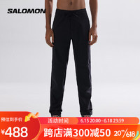 salomon 萨洛蒙 软壳男款防撕裂黑色软壳长裤 EXPLORE PANTS