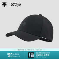 DESCENTE 迪桑特 BLEU系列 男女同款棒球帽 D3233BCP07 BK-黑色 F