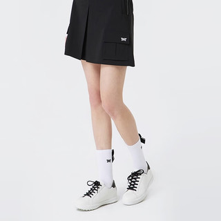 PXG 高尔夫球袜女士缎带高筒袜 23新款运动球袜 韩国进口袜子时尚百搭 PHPPW880301 白色