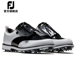 Footjoy高尔夫球鞋女鞋 FJ Premiere新款女士golf可拆卸流苏款有钉鞋防滑 白银99043 35
