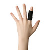 D&M日本原装进口篮球排球关节护指套防滑透气运动护具黑色L码一只装