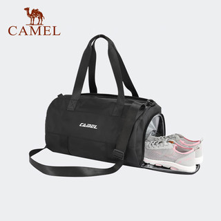 CAMEL 骆驼 游泳包干湿分离男女游泳背包大容量运动健身包手提收纳袋 Y1S3QV606，黑色