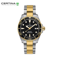 CERTINA 雪铁纳 动能系列 男士自动机械表 C032.607.22.051.00 深邃黑间金款