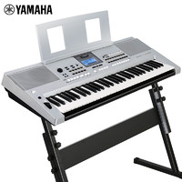 YAMAHA 雅马哈 KB-308 儿童成年专业演奏教学61键电子琴 KB290升级版+琴架+琴包等标配大礼包 银色