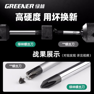 绿林（GREENER）螺丝刀十字一字工业级强磁螺丝批工具套装超硬改锥小起子大全