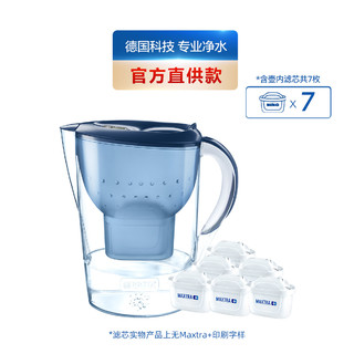 BRITA 碧然德 1壶7芯套装碧然德滤水壶滤芯3.5L净水器家用