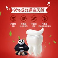 中华牙膏 中华功夫熊猫益生菌抗糖防蛀儿童牙膏强健牙釉质草莓乳酸菌味60g