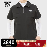 PXGPXG高尔夫服装女士短袖夹克23春夏新品golf时尚防风 PGPPW610521 黑色 M