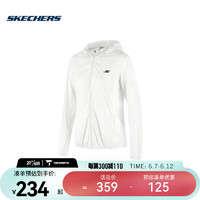 斯凯奇（SKECHERS）女子梭织连帽外套 P223W081-0019 S