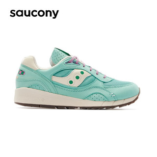 Saucony索康尼SHADOW 6000休闲鞋男潮流时尚百搭女子休闲鞋复古运动鞋男 绿白 42.5 (270mm)