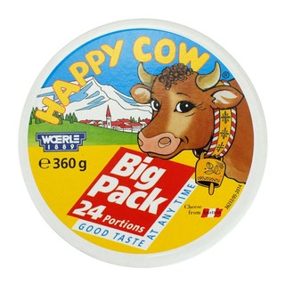 SUKI 多美鲜 快乐牛（Happy Cow）奥地利进口 奶酪芝士 奶油奶酪 360g 冷藏 儿童 即食 烘焙 西餐