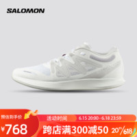 萨洛蒙（Salomon）男女款 户外运动休闲轻量缓震回弹训练跑步鞋 PHANTASM LITE 2  白色 472307 UK8(42)