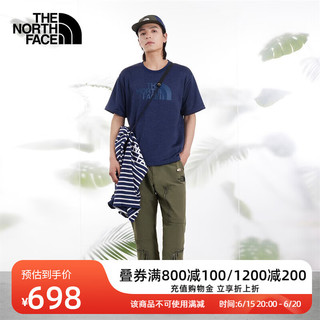 北面（The North Face）UE北面男先锋设计短袖T恤23春夏新款81L4 8Q1/藏青色 L/175