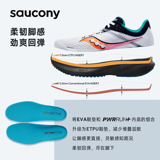 saucony 索康尼 驭途16 OASIS跑鞋男缓震跑步鞋慢跑训练运动鞋RIDE42.5