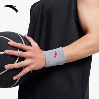 安踏（ANTA）运动护腕篮球羽毛球网球护具训练健身跑步速干快干护腕 灰色-2 均码