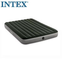 INTEX 64109线拉结构充气床垫帐篷防潮垫家用办公午睡双人气垫床折叠床