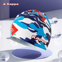 Kappa 卡帕 游泳帽男硅胶防水加大舒适不勒头专业游泳装备