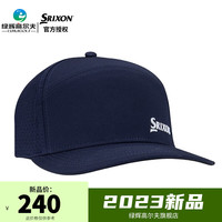 SRIXON史力胜 高尔夫球帽男士夏季遮阳帽宽版 23新款遮阳透气棒球帽 11227106 藏青色