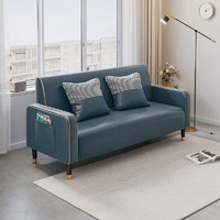 可芝（KERZY）布艺沙发客厅小户型现代简约双人小沙发出租房用经济型公寓小沙发 橙色 大三人位170CM