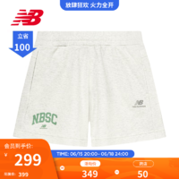 NEW BALANCE NB官方23新款女款夏季舒适百搭简约运动针织短裤 OA 5VD25402 M